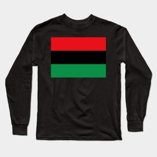 Black Liberation flag Afro-American Long Sleeve T-Shirt